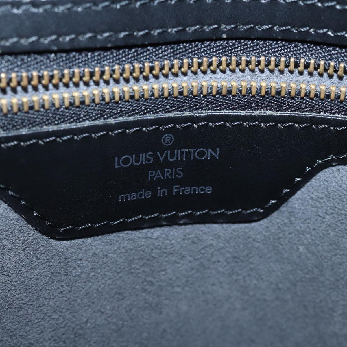 LOUIS VUITTON Epi Saint Jacques Shopping Shoulder Bag Black M52272 LV Auth 77604