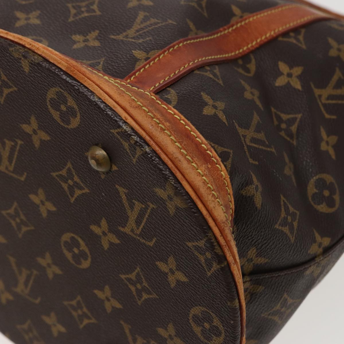 LOUIS VUITTON Monogram Bucket GM Shoulder Bag M42236 LV Auth 77608