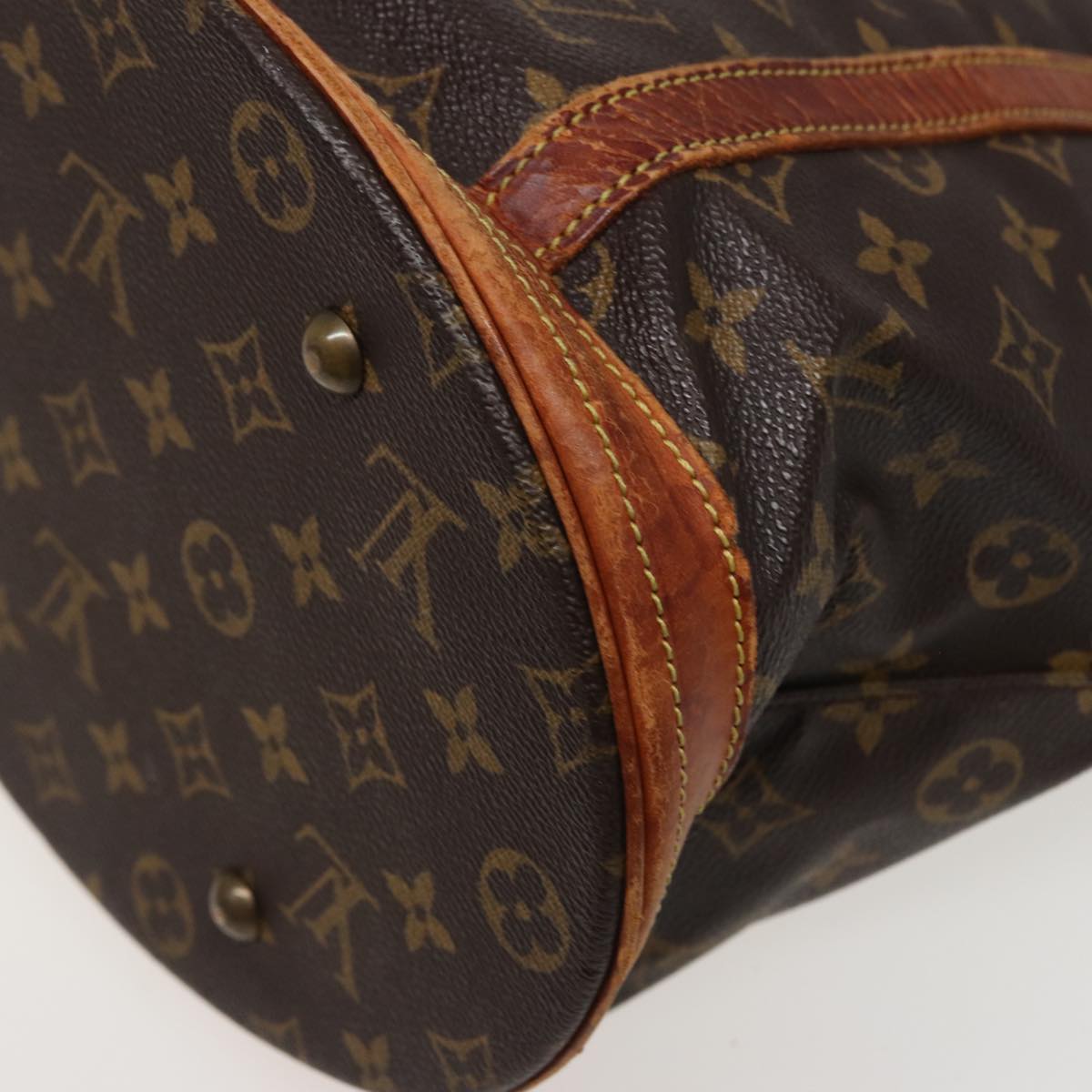 LOUIS VUITTON Monogram Bucket GM Shoulder Bag M42236 LV Auth 77608