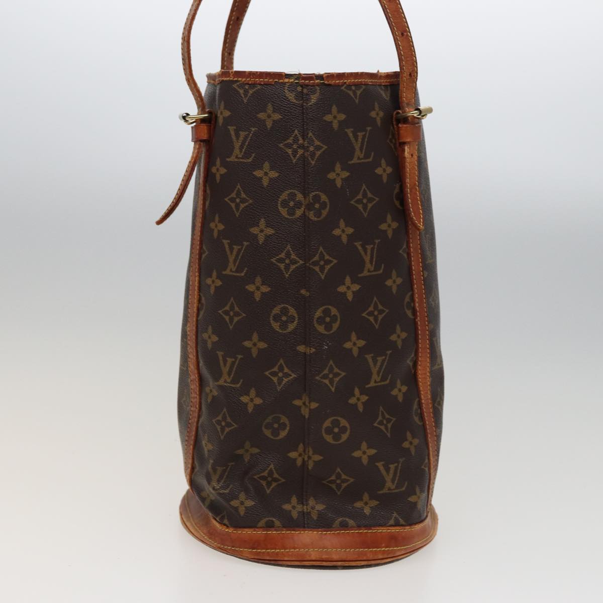 LOUIS VUITTON Monogram Bucket GM Shoulder Bag M42236 LV Auth 77608