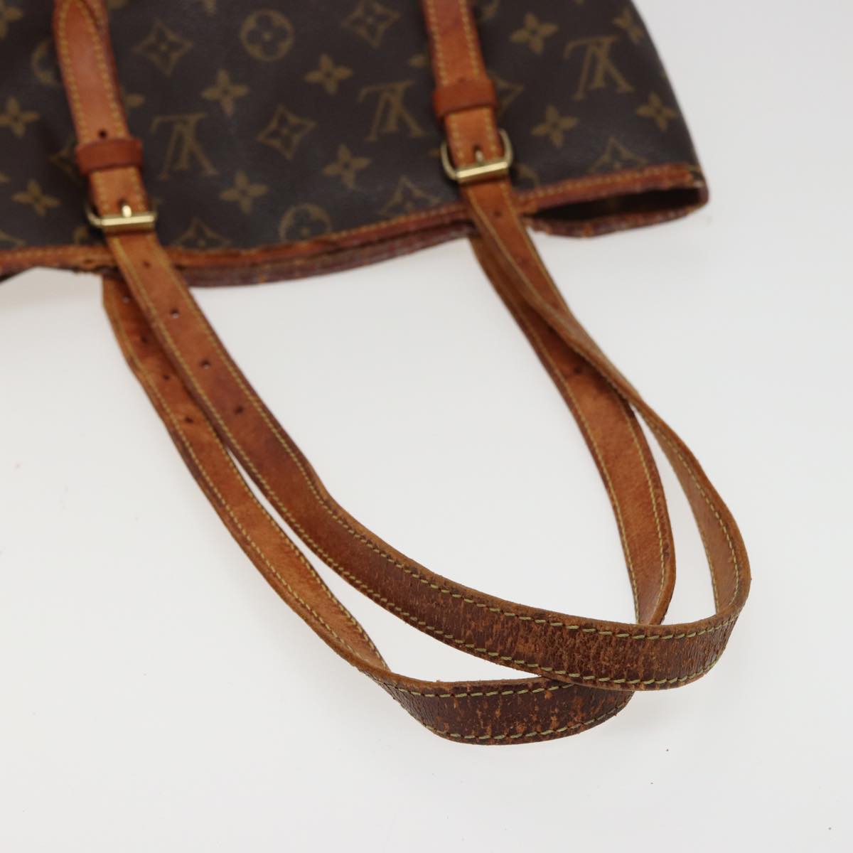 LOUIS VUITTON Monogram Bucket GM Shoulder Bag M42236 LV Auth 77608