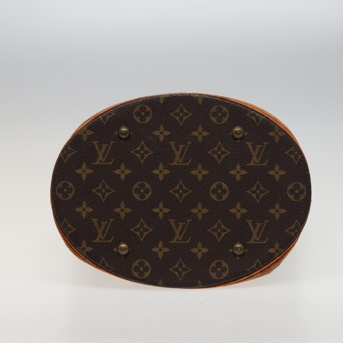 LOUIS VUITTON Monogram Bucket GM Shoulder Bag M42236 LV Auth 77608