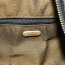 FENDI Zucca Canvas Vanity Pouch Brown Black Auth 77628-20