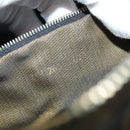 FENDI Zucca Canvas Vanity Pouch Brown Black Auth 77628-11
