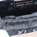 Salvatore Ferragamo Gancini Handtas Email 2-weg Grijs Auth 77671-11