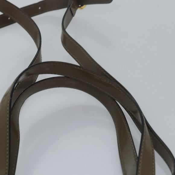 Salvatore Ferragamo Gancini Handtas Email 2-weg Grijs Auth 77671