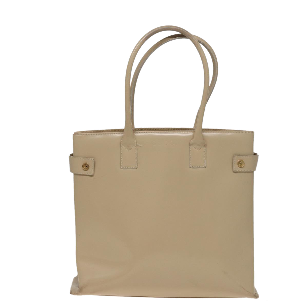 GUCCI Tote Bag Enamel Beige 002 1046 0407 Auth 77675 - 0