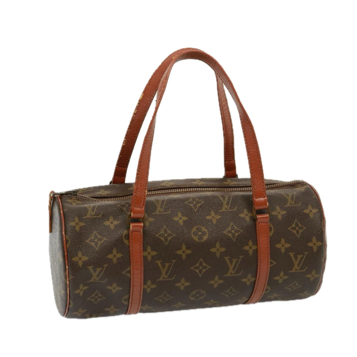 LOUIS VUITTON Monogram Papillon 30 Hand Bag M51385 LV Auth 77694