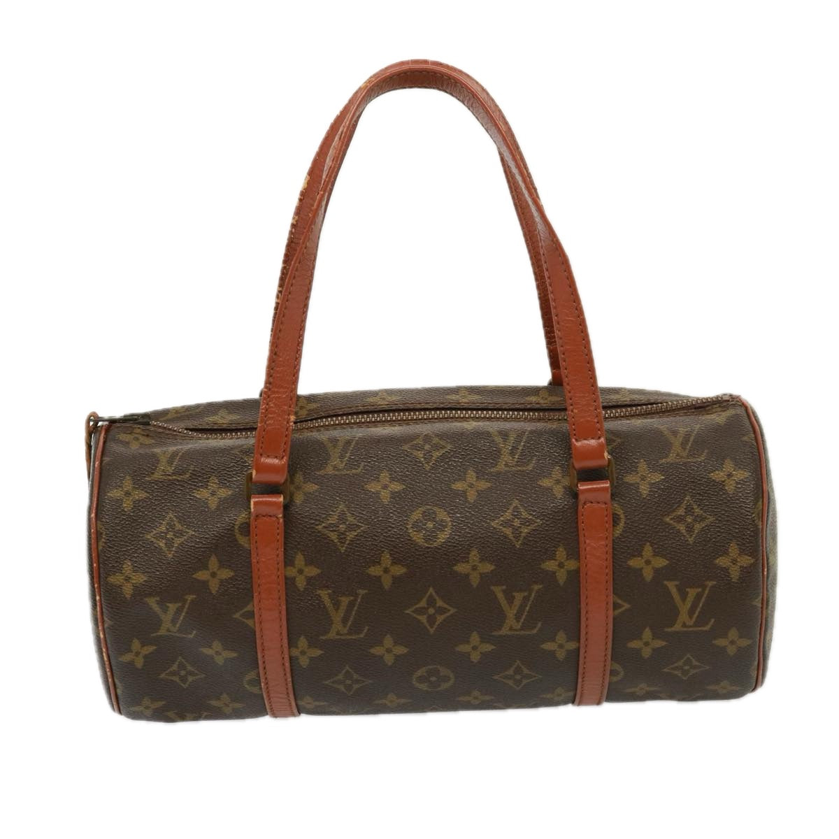 LOUIS VUITTON Monogram Papillon 30 Hand Bag M51385 LV Auth 77694