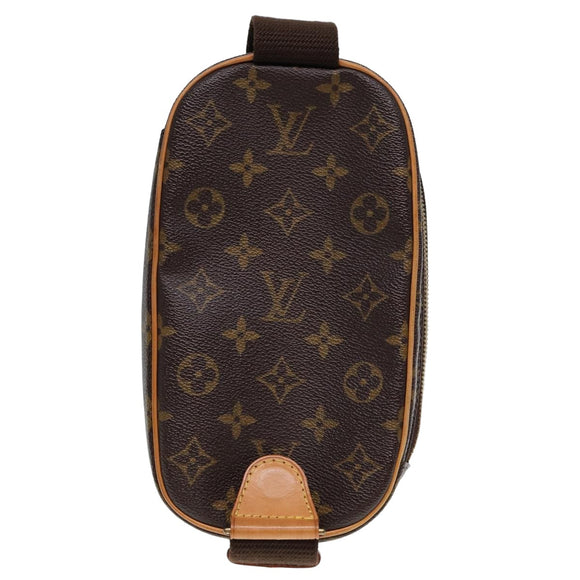LOUIS VUITTON Monogram Pochette Gange Umhängetasche M51870 LV Auth 77702V