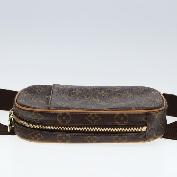 LOUIS VUITTON Monogram Pochette Gange Umhängetasche M51870 LV Auth 77702V