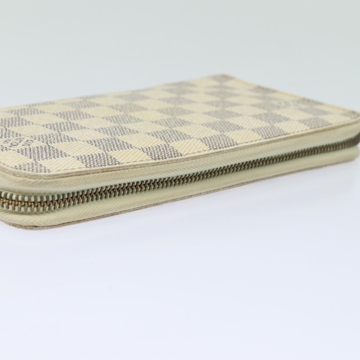 LOUIS VUITTON Damier Azur Zippy Organizer Long Wallet N60012 LV Auth 77704