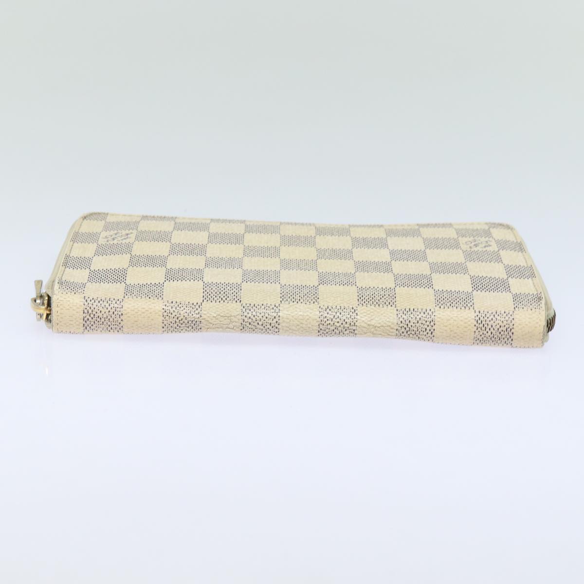 LOUIS VUITTON Damier Azur Zippy Organizer Long Wallet N60012 LV Auth 77704