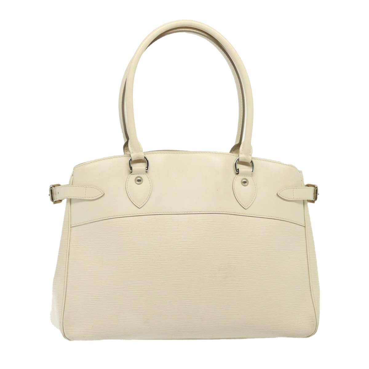 LOUIS VUITTON Epi Passy GM Hand Bag White Yvoire M5926J LV Auth 77713