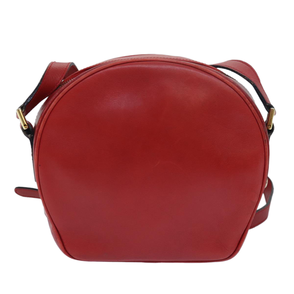 CELINE Shoulder Bag Leather Red Auth 77720 - 0