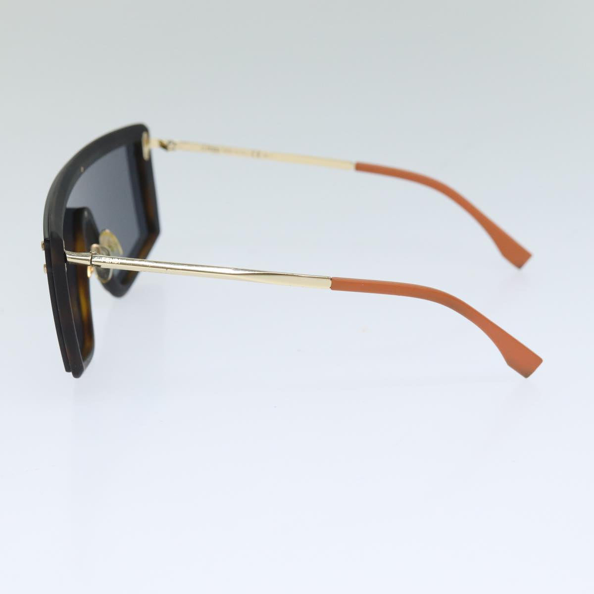 FENDI Zucca Canvas Sunglasses Black Auth 77748