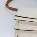 CELINE Macadam Canvas Shoulder Bag PVC White Auth 77759-14