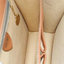 CELINE Macadam Canvas Shoulder Bag PVC White Auth 77759-19