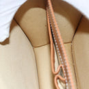 CELINE Macadam Canvas Shoulder Bag PVC White Auth 77759-20