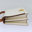 CELINE Macadam Canvas Shoulder Bag PVC White Auth 77759-3