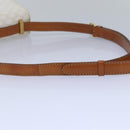 CELINE Macadam Canvas Shoulder Bag PVC White Auth 77759-7
