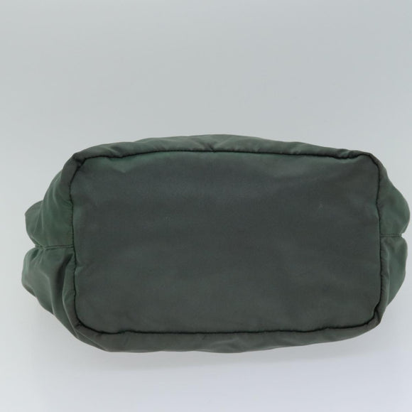 PRADA Hand Bag Nylon 2way Khaki Auth 77763