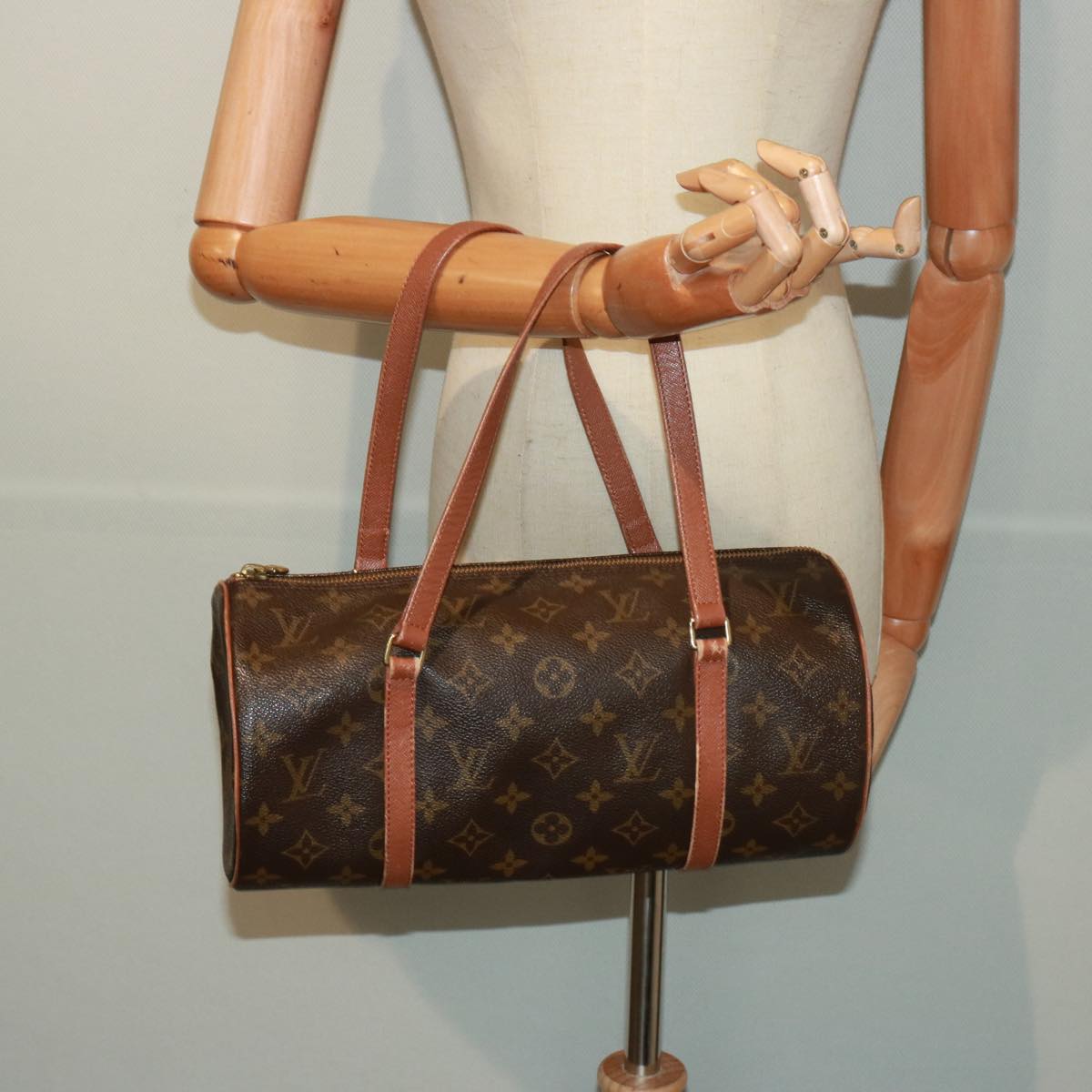 LOUIS VUITTON Monogram Papillon 30 Hand Bag M51385 LV Auth 77774