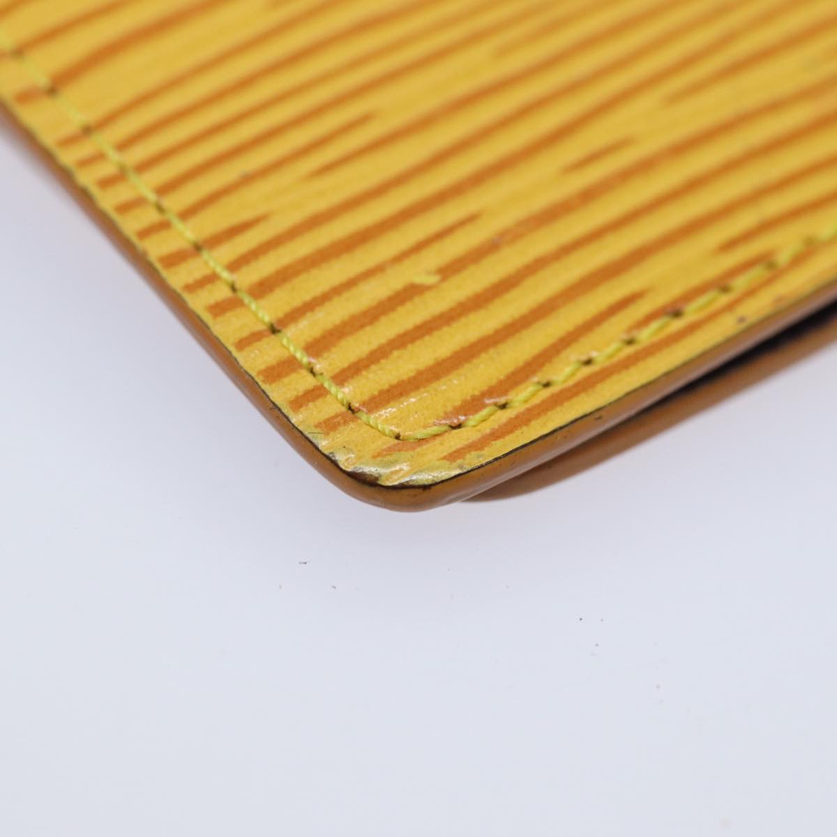 LOUIS VUITTON Epi Agenda PM Day Planner Cover Yellow R20059 LV Auth 77793