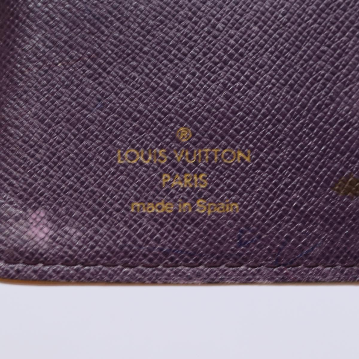 LOUIS VUITTON Epi Agenda PM Day Planner Cover Yellow R20059 LV Auth 77793