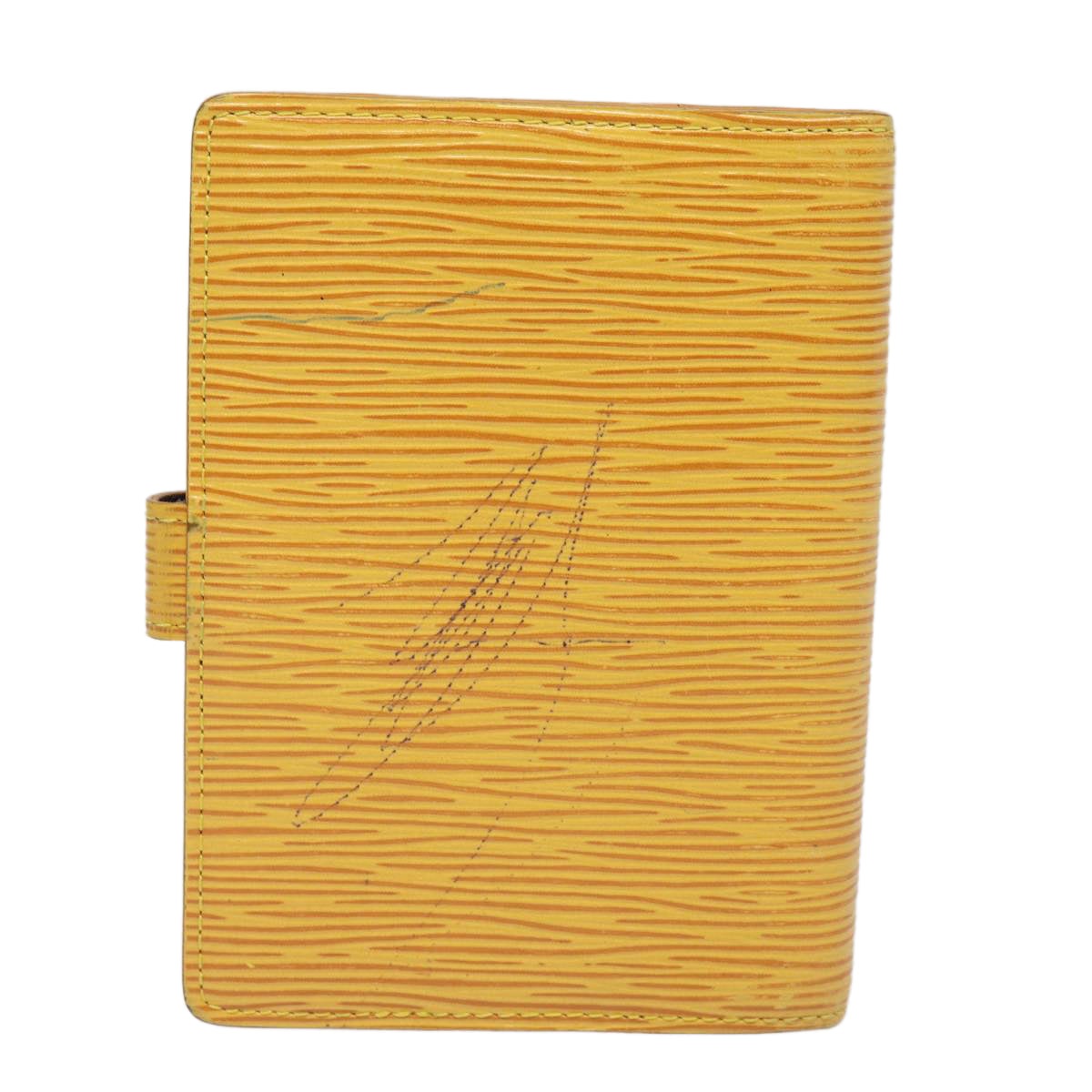 LOUIS VUITTON Epi Agenda PM Day Planner Cover Yellow R20059 LV Auth 77793 - 0