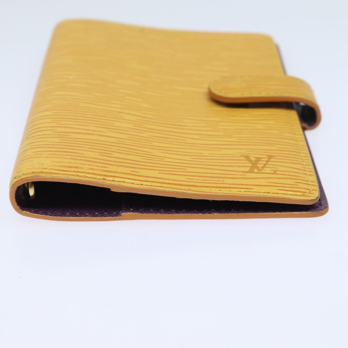 LOUIS VUITTON Epi Agenda PM Day Planner Cover Yellow R20059 LV Auth 77793