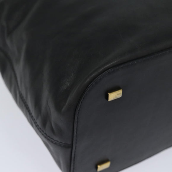CELINE Handtasche Leder Schwarz Original 77841
