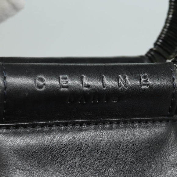 CELINE Handtasche Leder Schwarz Original 77841