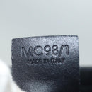 CELINE Hand Bag Leather Black Auth 77841-12
