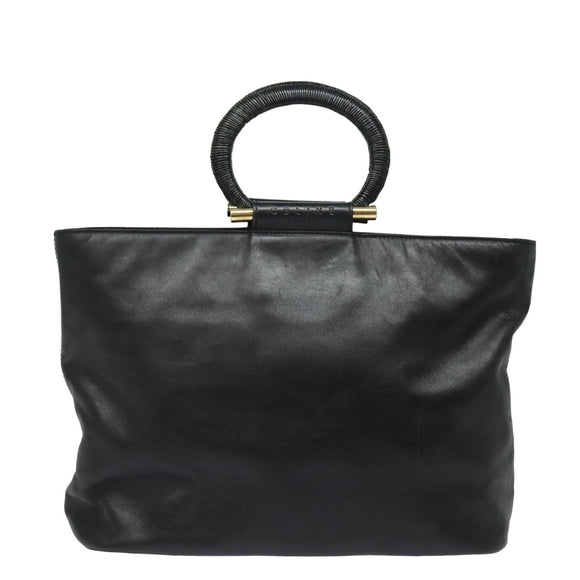 CELINE Handtasche Leder Schwarz Original 77841