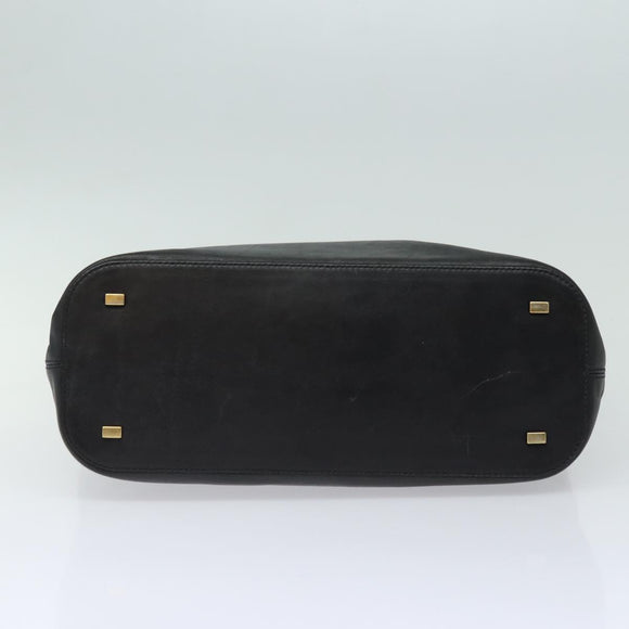 CELINE Handtasche Leder Schwarz Original 77841