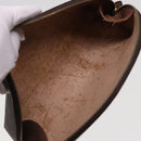 LOUIS VUITTON Monogram Trousse Demi Ronde Cosmetic Pouch M47520 LV Auth 77855-9