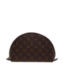 LOUIS VUITTON Monogram Trousse Demi Ronde Cosmetic Pouch M47520 LV Auth 77855-13