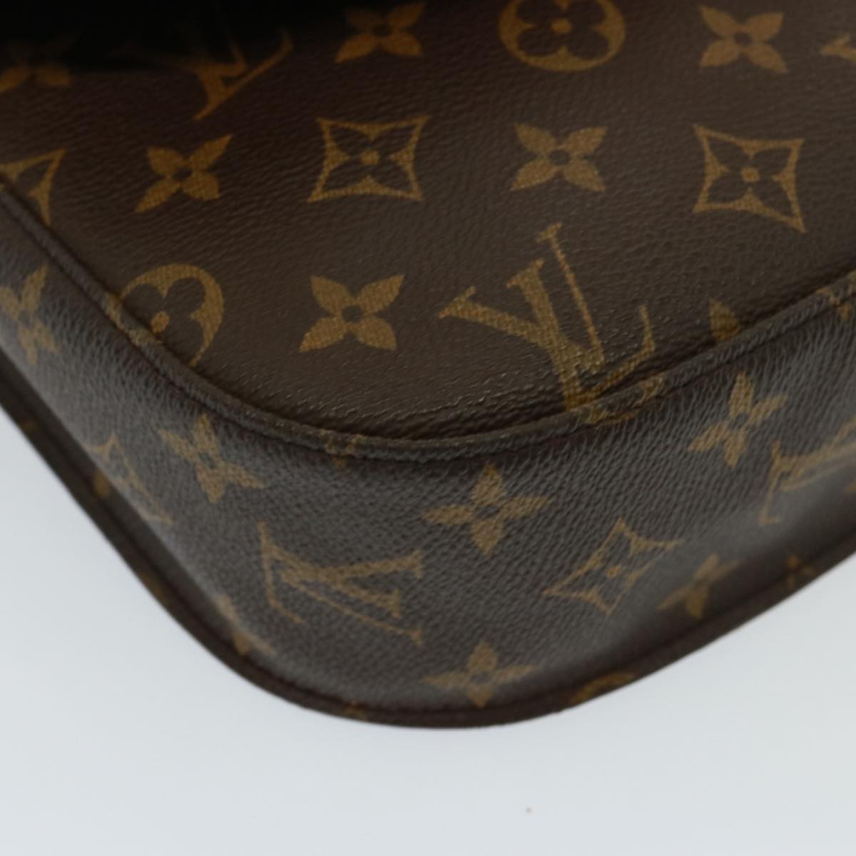 LOUIS VUITTON Monogram Saint Cloud GM Shoulder Bag M51242 LV Auth 77859