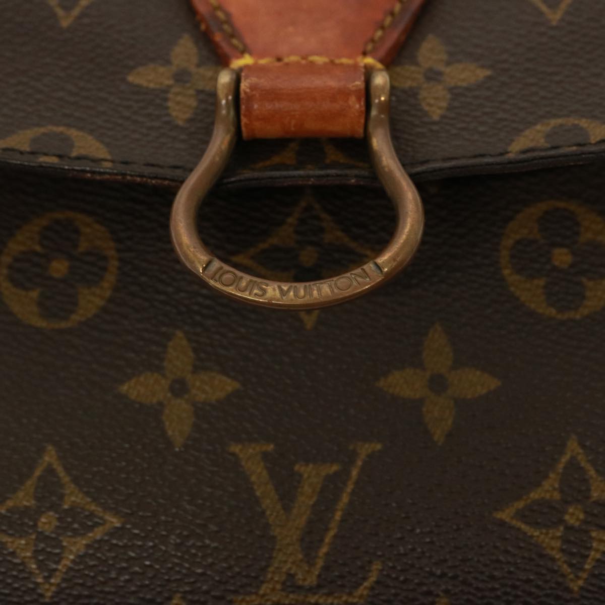 LOUIS VUITTON Monogram Saint Cloud GM Shoulder Bag M51242 LV Auth 77859