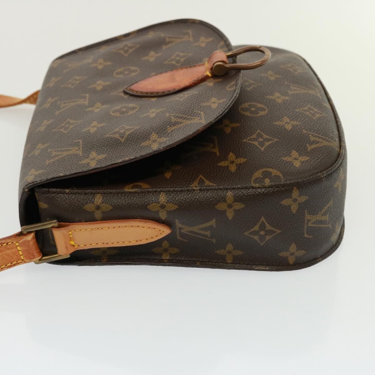 LOUIS VUITTON Monogram Saint Cloud GM Shoulder Bag M51242 LV Auth 77859