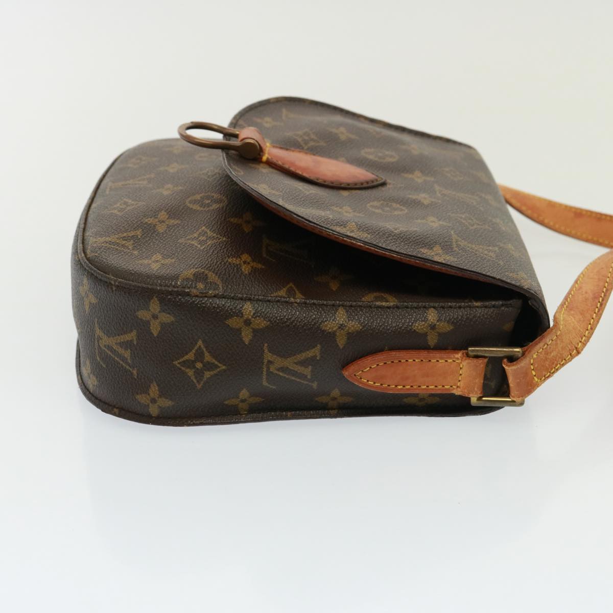 LOUIS VUITTON Monogram Saint Cloud GM Shoulder Bag M51242 LV Auth 77859