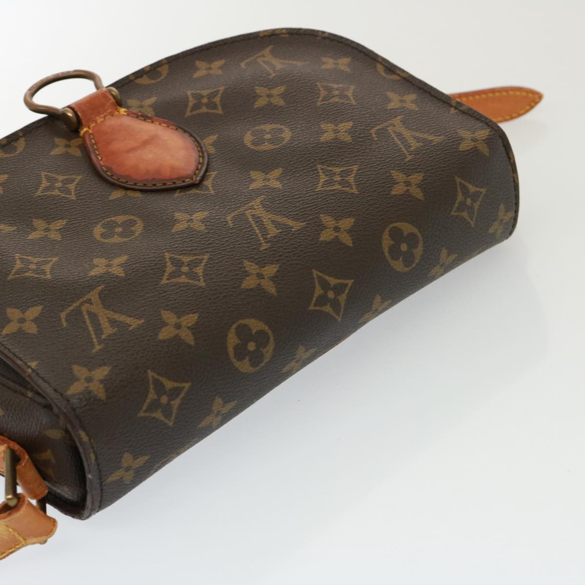 LOUIS VUITTON Monogram Saint Cloud GM Shoulder Bag M51242 LV Auth 77859