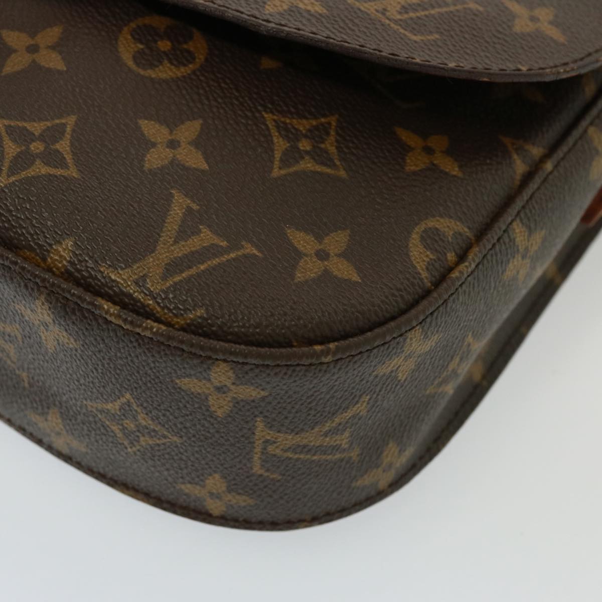 LOUIS VUITTON Monogram Saint Cloud GM Shoulder Bag M51242 LV Auth 77860