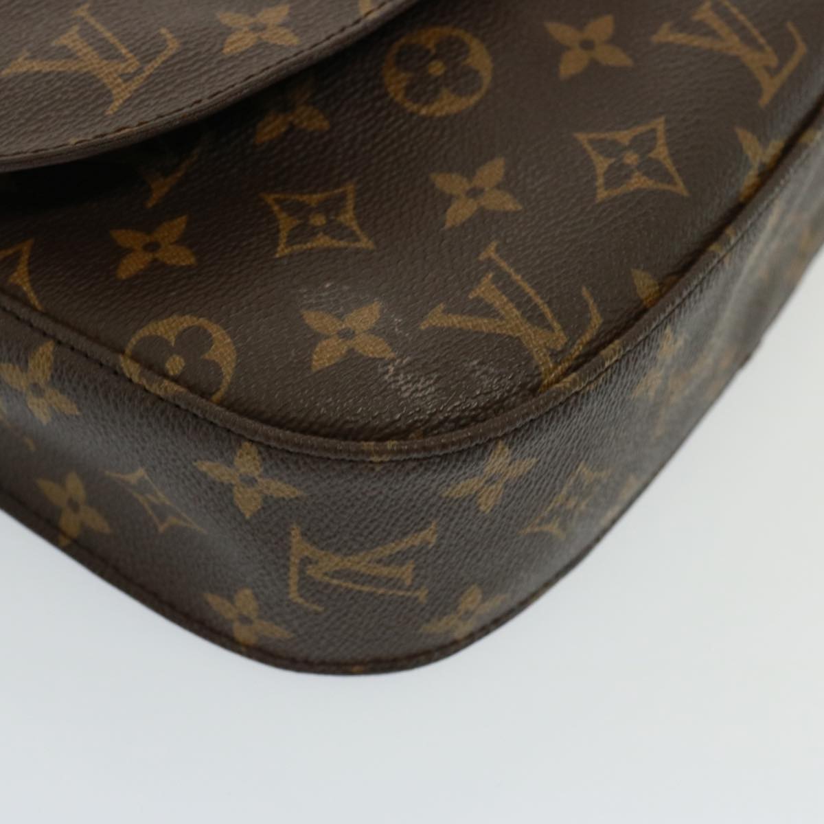 LOUIS VUITTON Monogram Saint Cloud GM Shoulder Bag M51242 LV Auth 77860