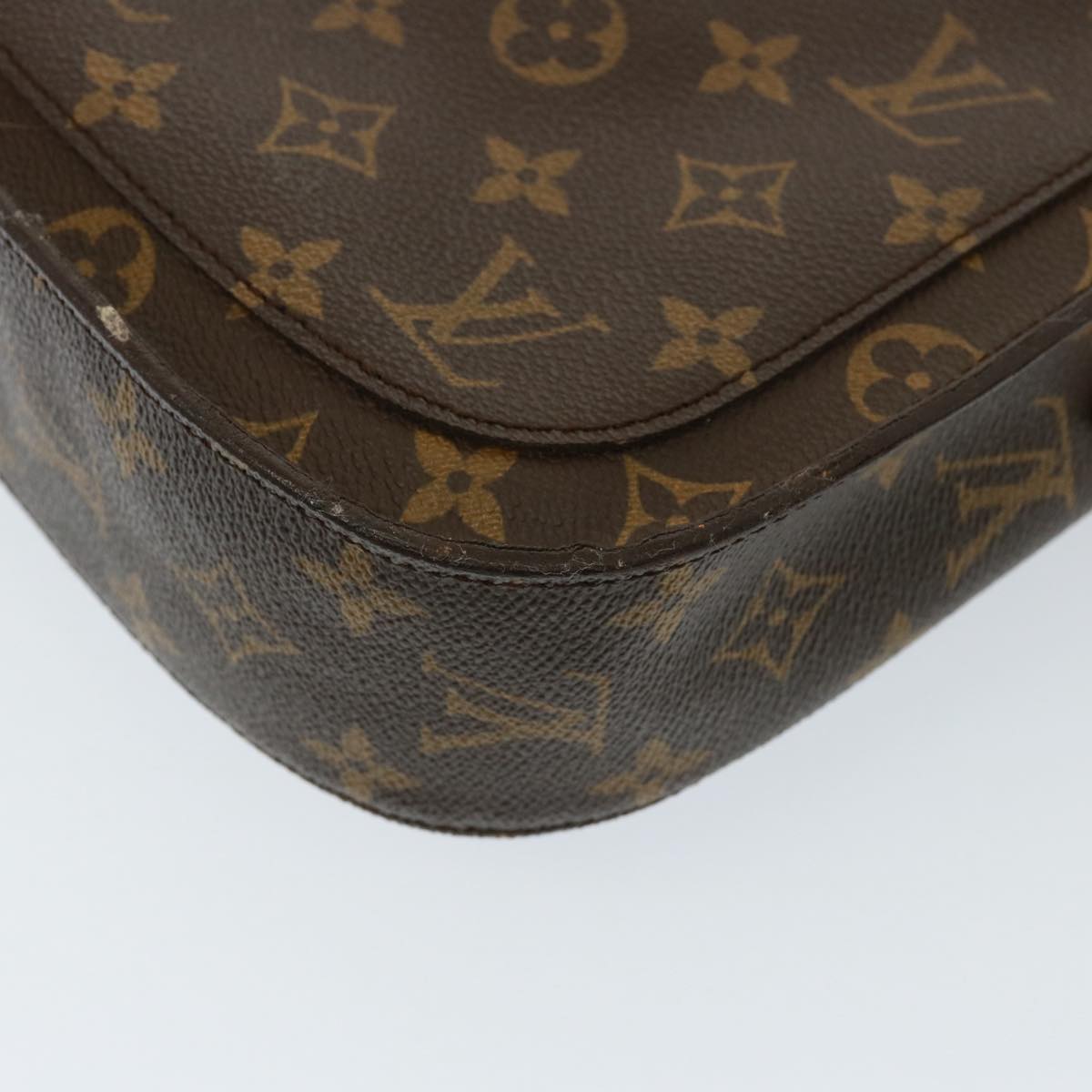 LOUIS VUITTON Monogram Saint Cloud GM Shoulder Bag M51242 LV Auth 77860