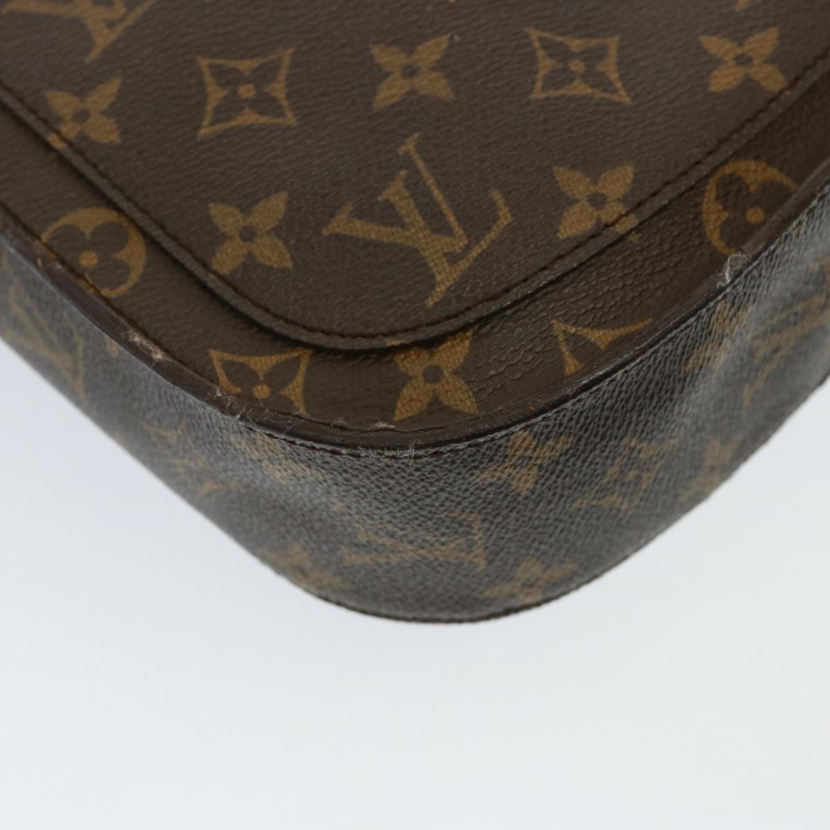 LOUIS VUITTON Monogram Saint Cloud GM Shoulder Bag M51242 LV Auth 77860