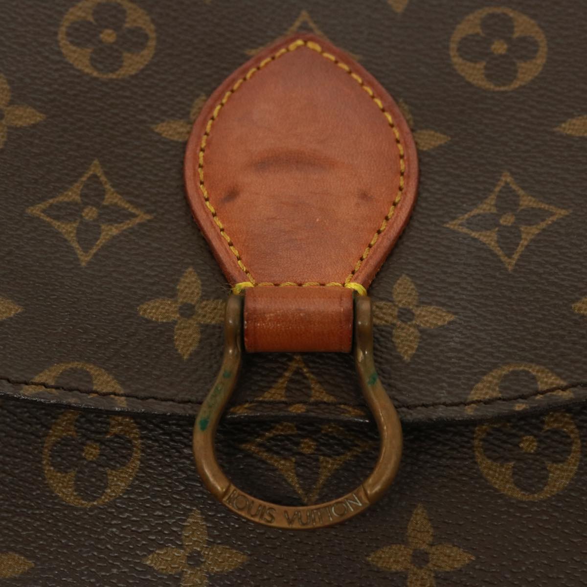 LOUIS VUITTON Monogram Saint Cloud GM Shoulder Bag M51242 LV Auth 77860