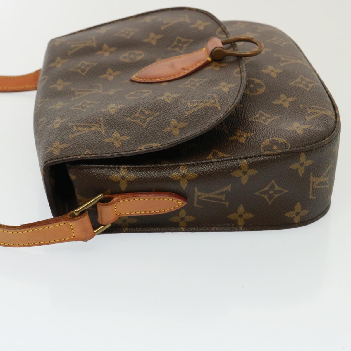 LOUIS VUITTON Monogram Saint Cloud GM Shoulder Bag M51242 LV Auth 77860