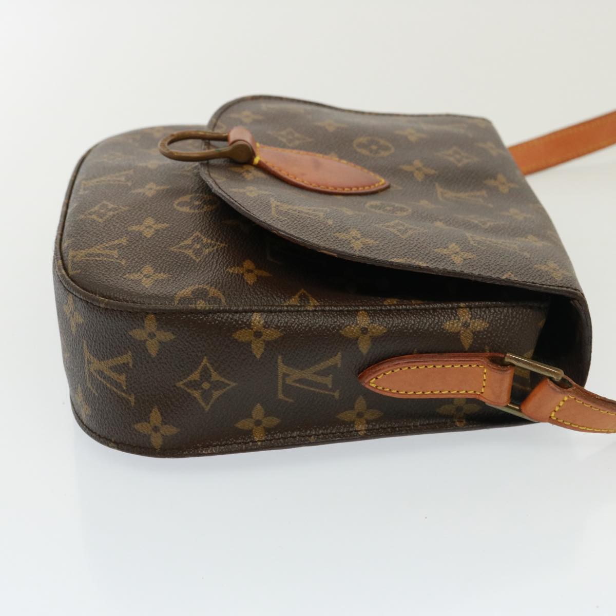 LOUIS VUITTON Monogram Saint Cloud GM Shoulder Bag M51242 LV Auth 77860